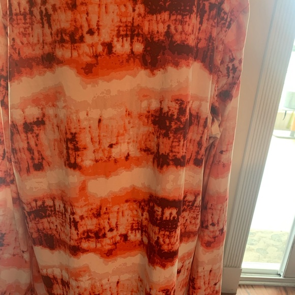 Bobbie Brooks plus size 3x long sleeve tie die gorgeous top - Picture 5 of 8